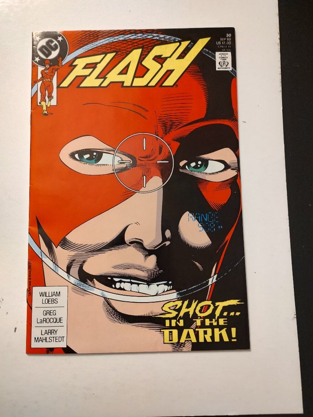 FLASH # 30 By William Messner-Loebs Cover Art by Greg LaRoque & Larry Mahlstedt
